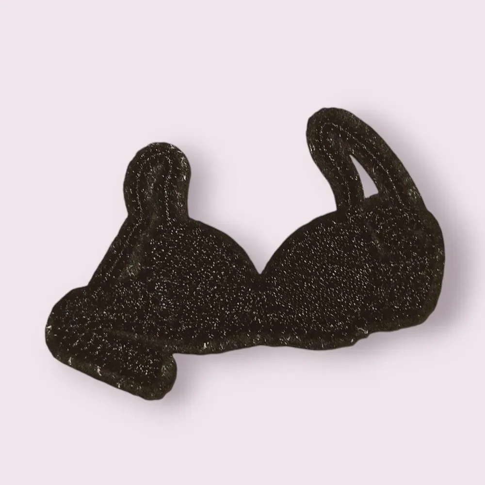 Iron On Patch-Crafts Material DIY Accessory-black bra‎ lingerie
